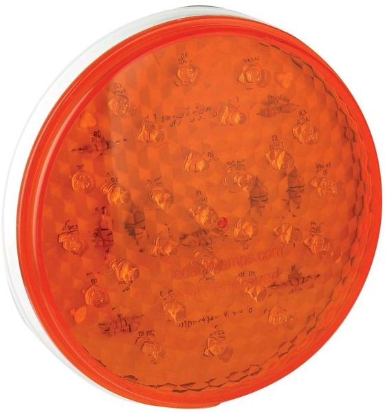 LED Blinkleuchte, baetz Serie 110, Ø 109 mm, 12/24 Volt, 3-PIN-Plug, ECE geprüft
