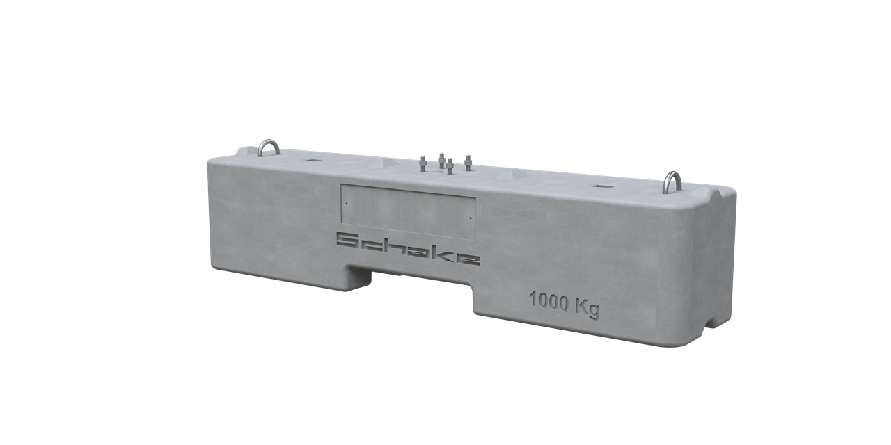 Schake Beton-Aufstellvorrichtung | 1000 kg | Maße: 2100 x 500 x 455 mm, 1000 kg