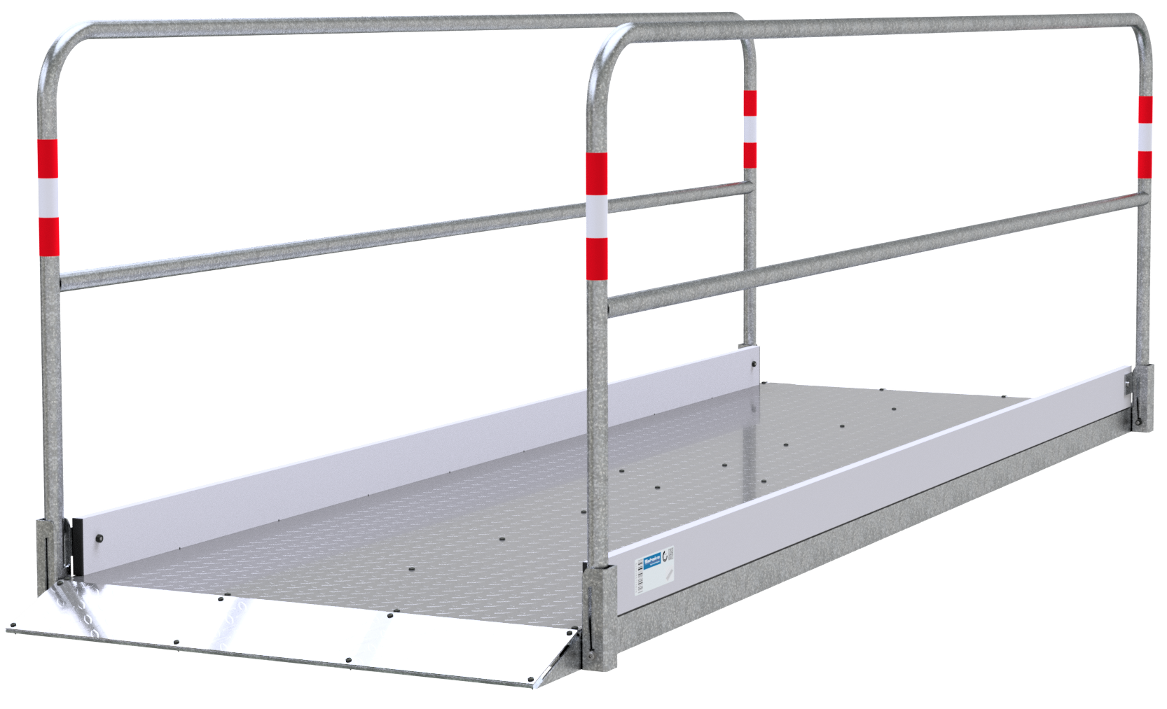 Schake 20273 Grabenbrücke aus Stahl / Aluminium    Breite: 1,00 m, Länge: 3,30 m