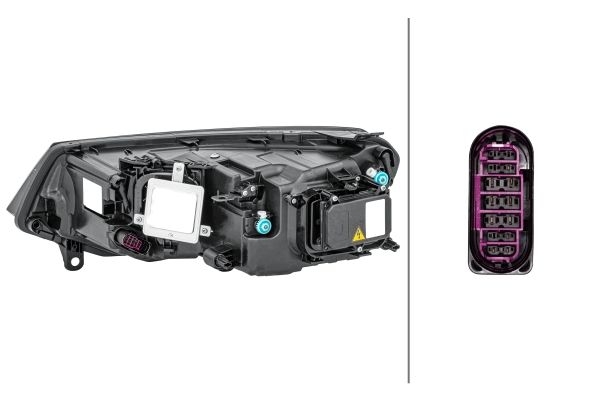 HELLA 1ZT 010 328-021 Bi-Xenon/LED-Hauptscheinwerfer - rechts - für u.a. VW Touareg (7P5, 7P6)