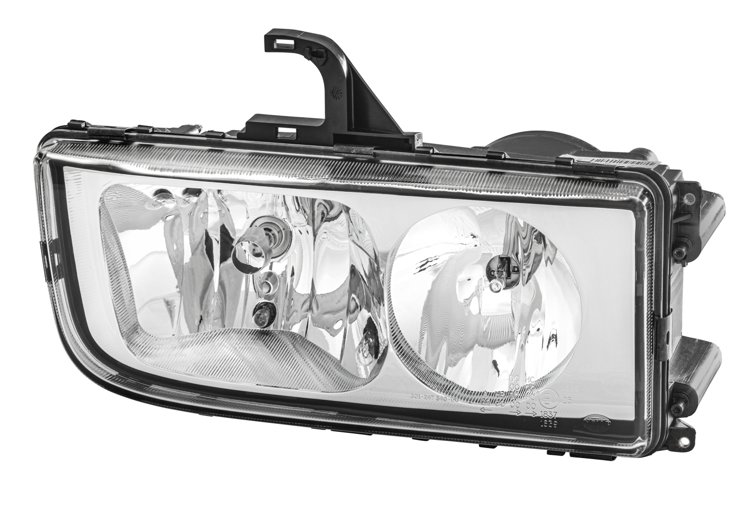 10072167a_AM0 HELLA 1DB 247 011-021 Halogen-Hauptscheinwerfer - rechts - für u.a. MB Axor II