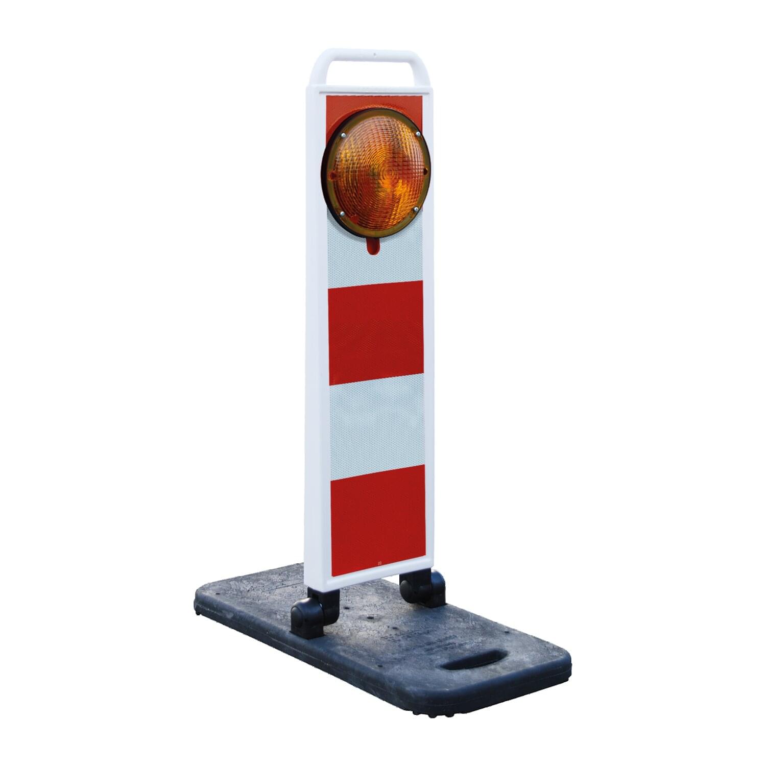 Horizont | Klapp-Bake LED Flash schwarz/weiß | H-25407QLED2