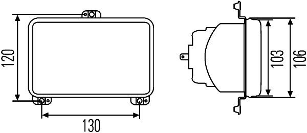 HELLA 1AB 006 277-127 Halogen-Scheinwerfereinsatz, Hauptscheinwerfer - 12/24V - Referenzzahl: 12.5 -