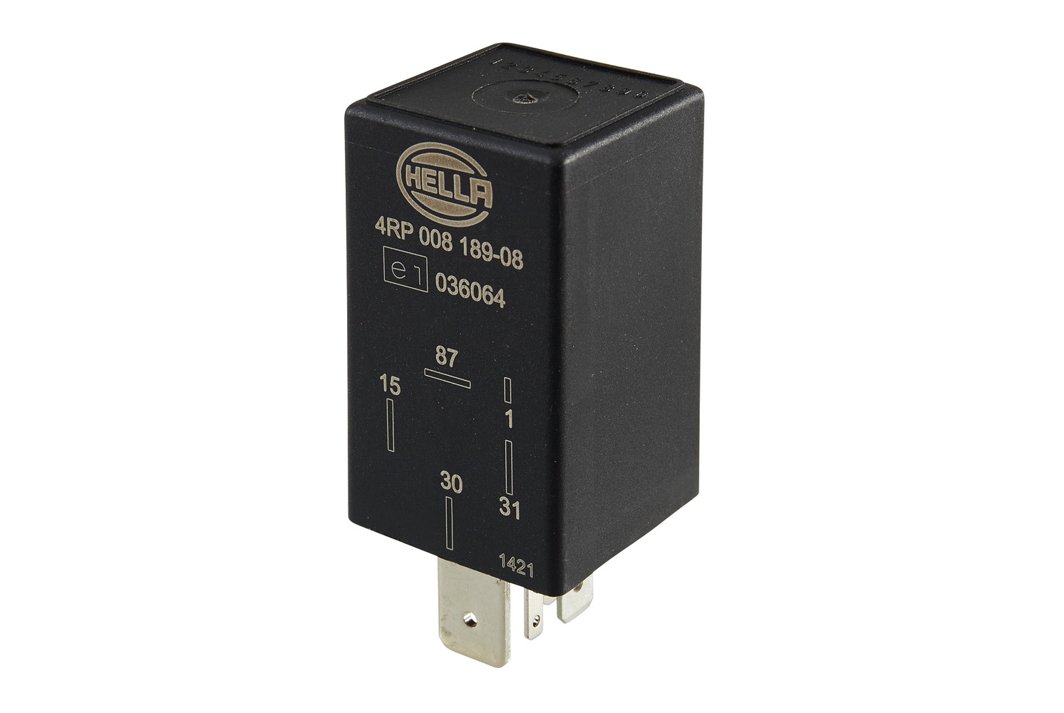HELLA 4RP 008 189-081 Relais, Kraftstoffpumpe - 12V - 5-polig