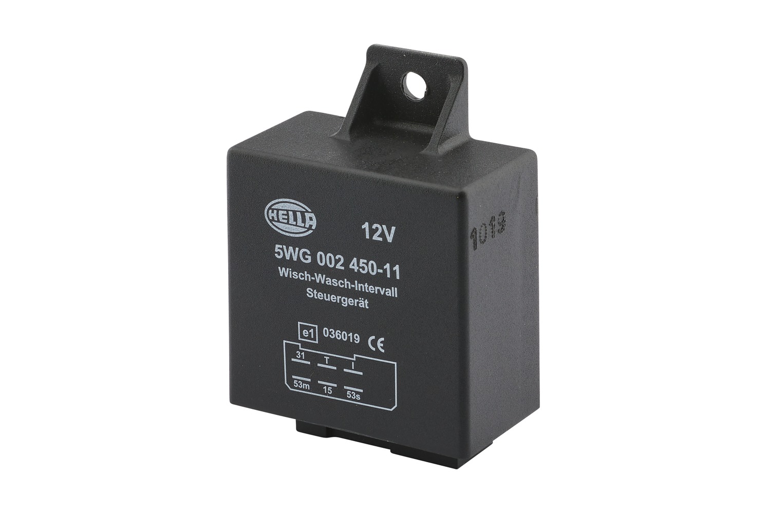 HELLA 5WG 002 450-111 Relais, Wisch-Wasch-Intervall - 12V - 6-polig - Anschlussanzahl: 6