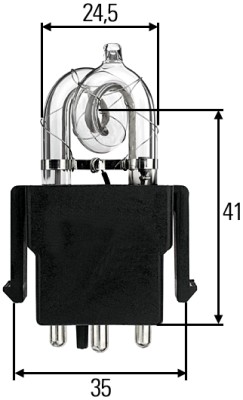 HELLA 8GS 859 634-011 Glühlampe - X1 - 12/24V - 25W