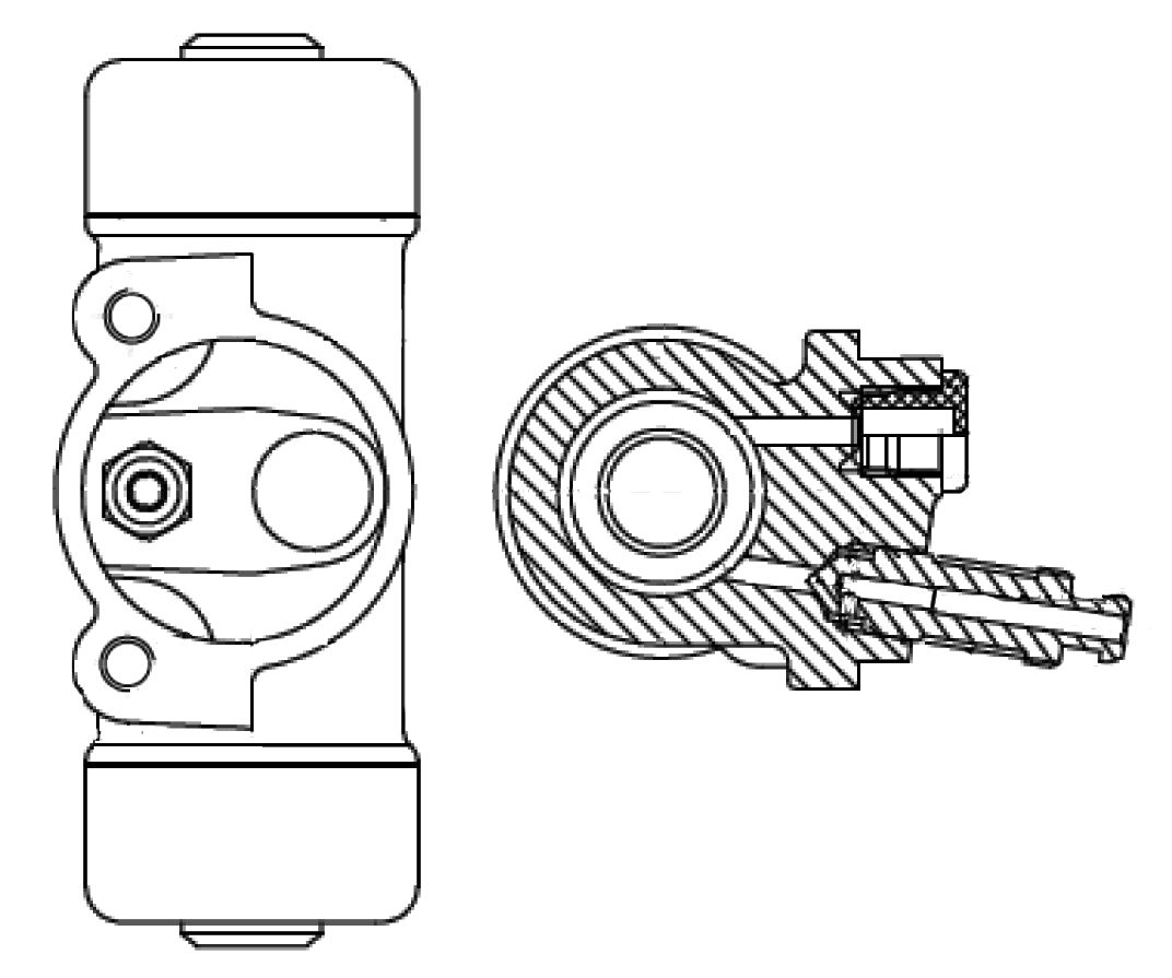 Bosch F026002348 Radbremszylinder