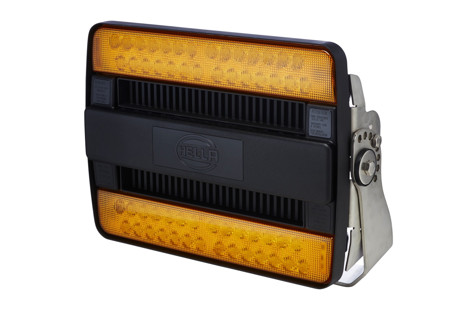 HELLA 1GJ 958 334-121 Doppelblinkleuchte/LED-Arbeitsscheinwerfer - HypaLUME - 220V - Fußbefestigung