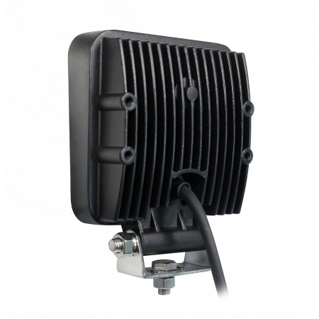 LED Arbeitsscheinwerfer, Serie 11015, Quadratisch, ECE-R10 12/24 Volt, Flutlicht