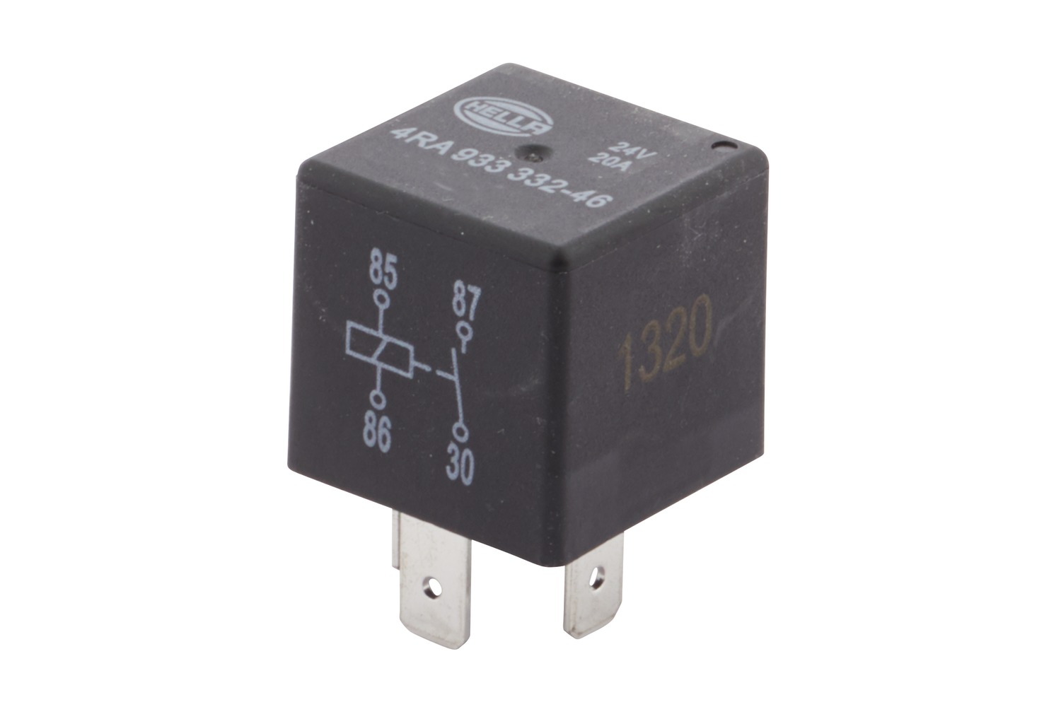 HELLA 4RA 933 332-461 Relais, Arbeitsstrom - 24V - 4-polig - Schließer