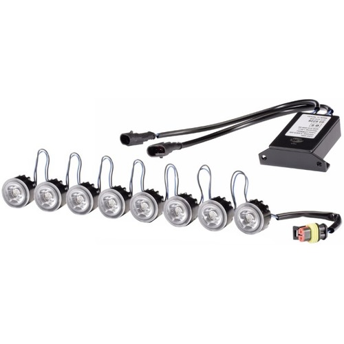 Hella 2PT010458-861 Tagfahrleuchten-Set 12V / 24V