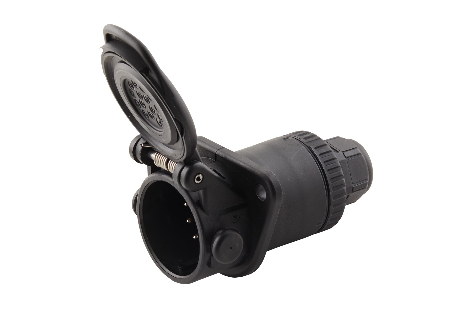 HELLA 8JB 007 242-021 Steckdose - 24V - Einbau - Stecker: Crimpkontakt/Lötbuchsenkontakt