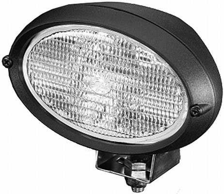 HELLA 1GA 996 461-547 Halogen-Arbeitsscheinwerfer - Oval 100 - 24V - Anbau - stehend - Nahfeldausleu