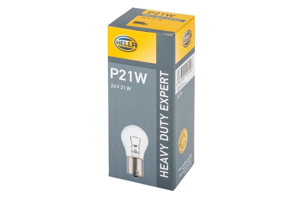 8GA_002_073-251a HELLA 8GA 002 073-251 Glühlampe - P21W - Heavy Duty Expert - 24V - 21W - Sockelausführung: BAY15s -