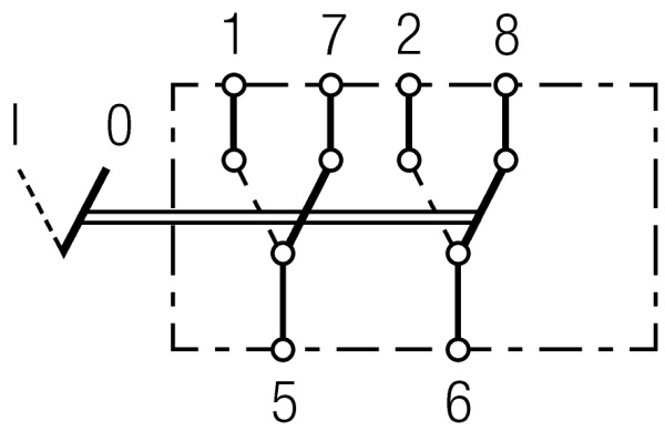 HELLA 6FH 007 832-121 Schalter - Kippbetätigung - Ausstattungsvar.: I-0 - Anschlussanzahl: 6 - ohne