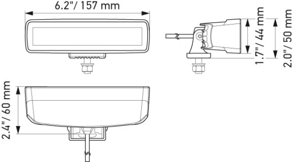 HELLA 1FB 358 176-201 Fernscheinwerfer