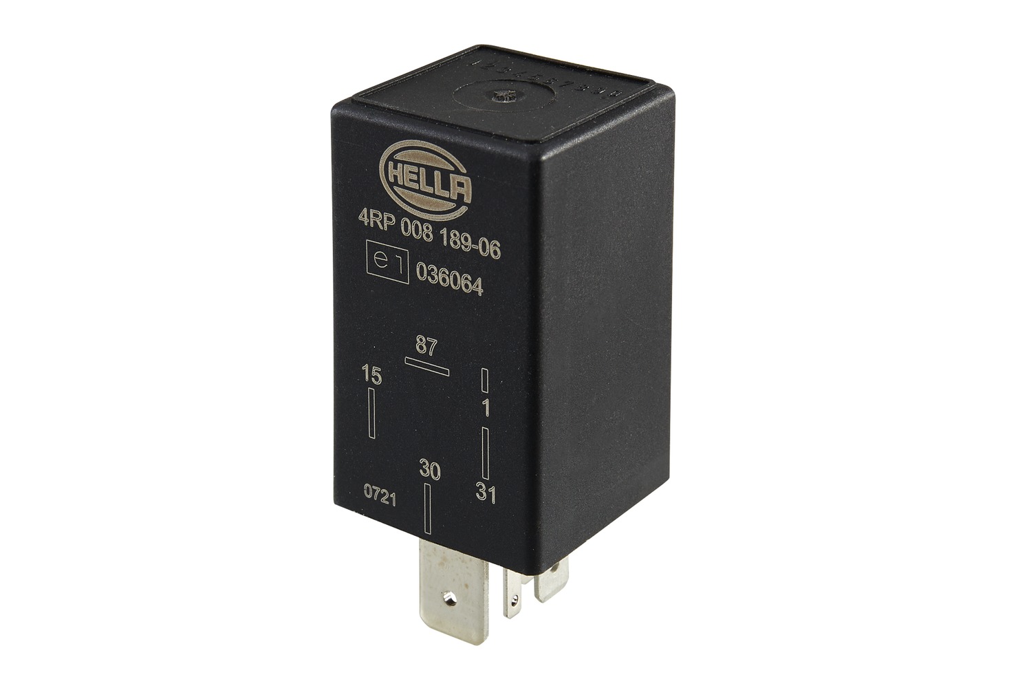 HELLA 4RP 008 189-061 Relais, Kraftstoffpumpe - 12V - 5-polig