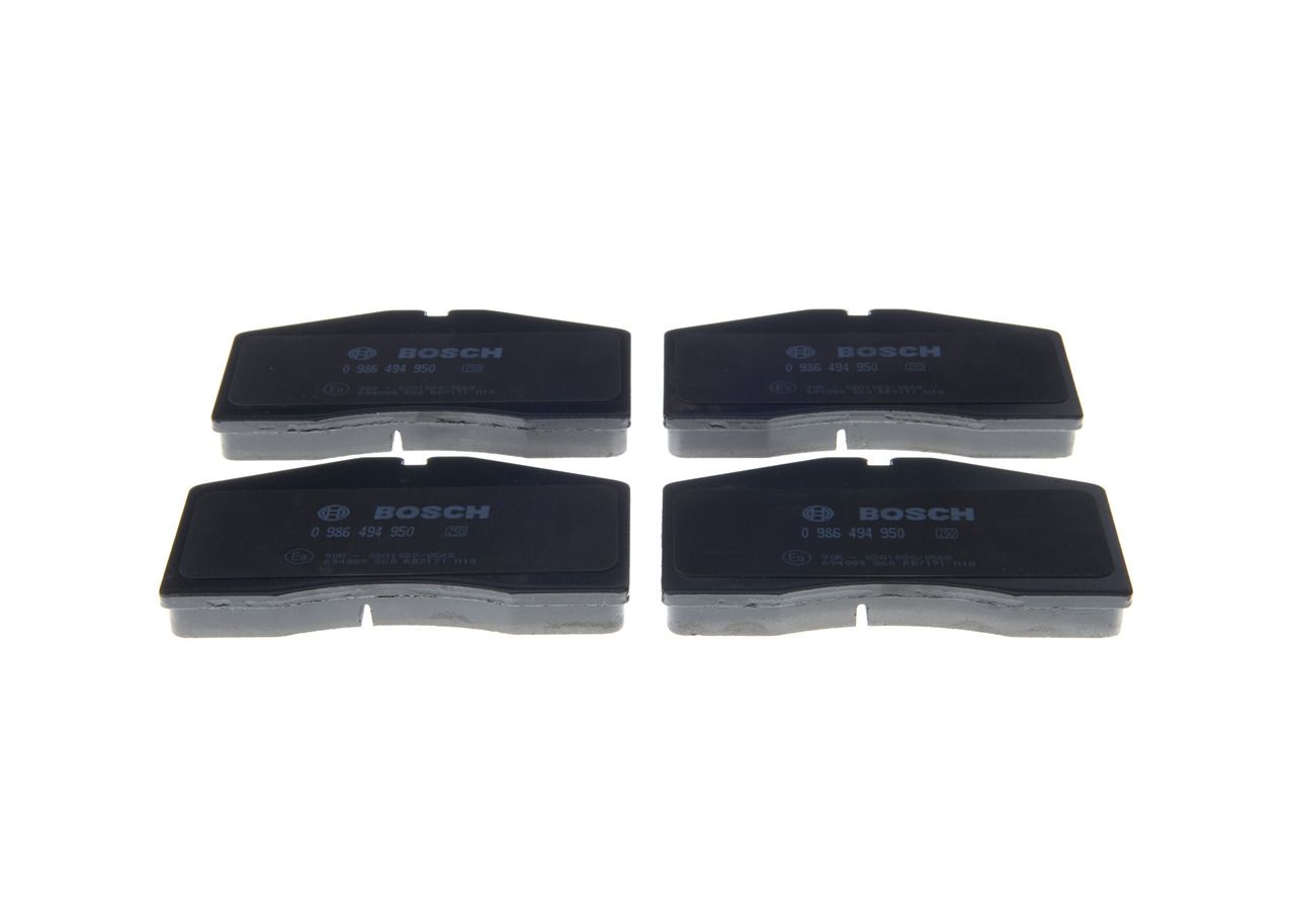 Bosch 0986494950 Bremsbelagsatz, Scheibenbremse