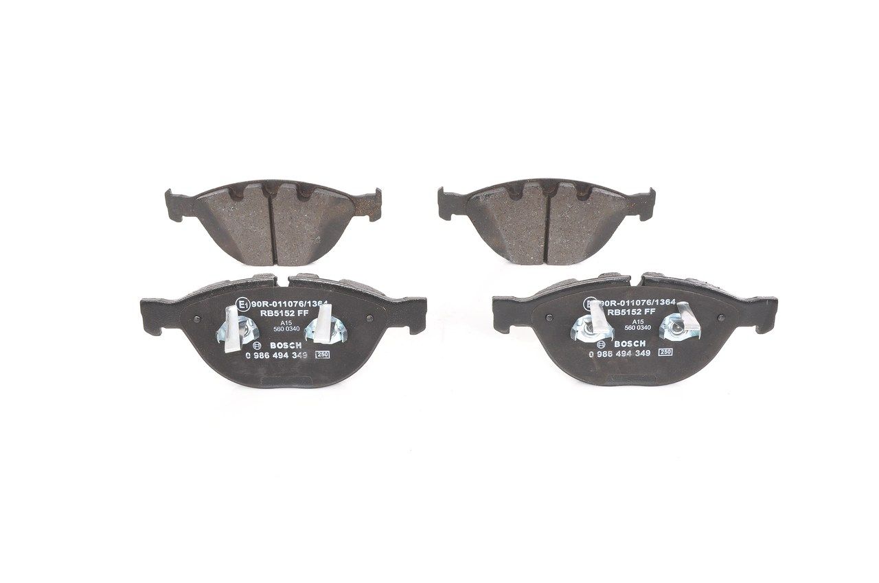 Bosch 0986494349 Bremsbelagsatz, Scheibenbremse