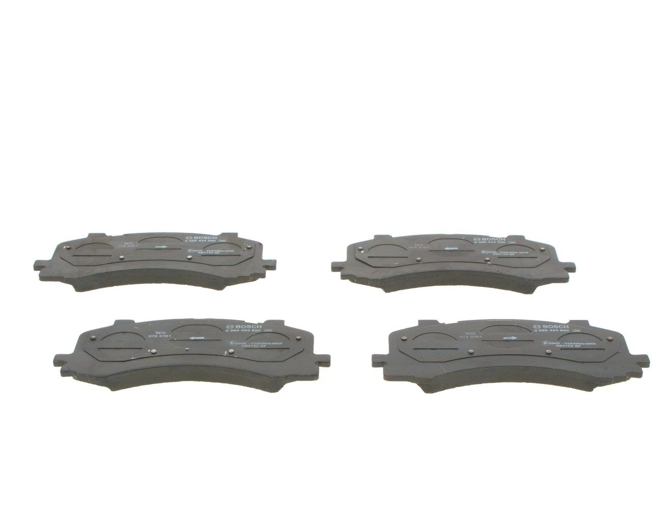 Bosch 0986424850 Bremsbelagsatz, Scheibenbremse