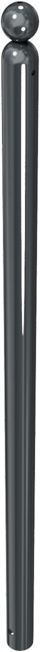 Schake 466B Absperr-Stilpfosten Serie 466B Ø 60 mm ortsfest, zum Einbetonieren

mit Erdanker, Gesamtlänge ca. 1400 mm ohne Verschluss ohne Öse