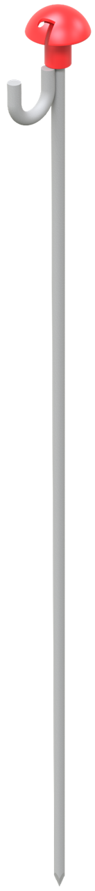 Halterung für Fangzaun