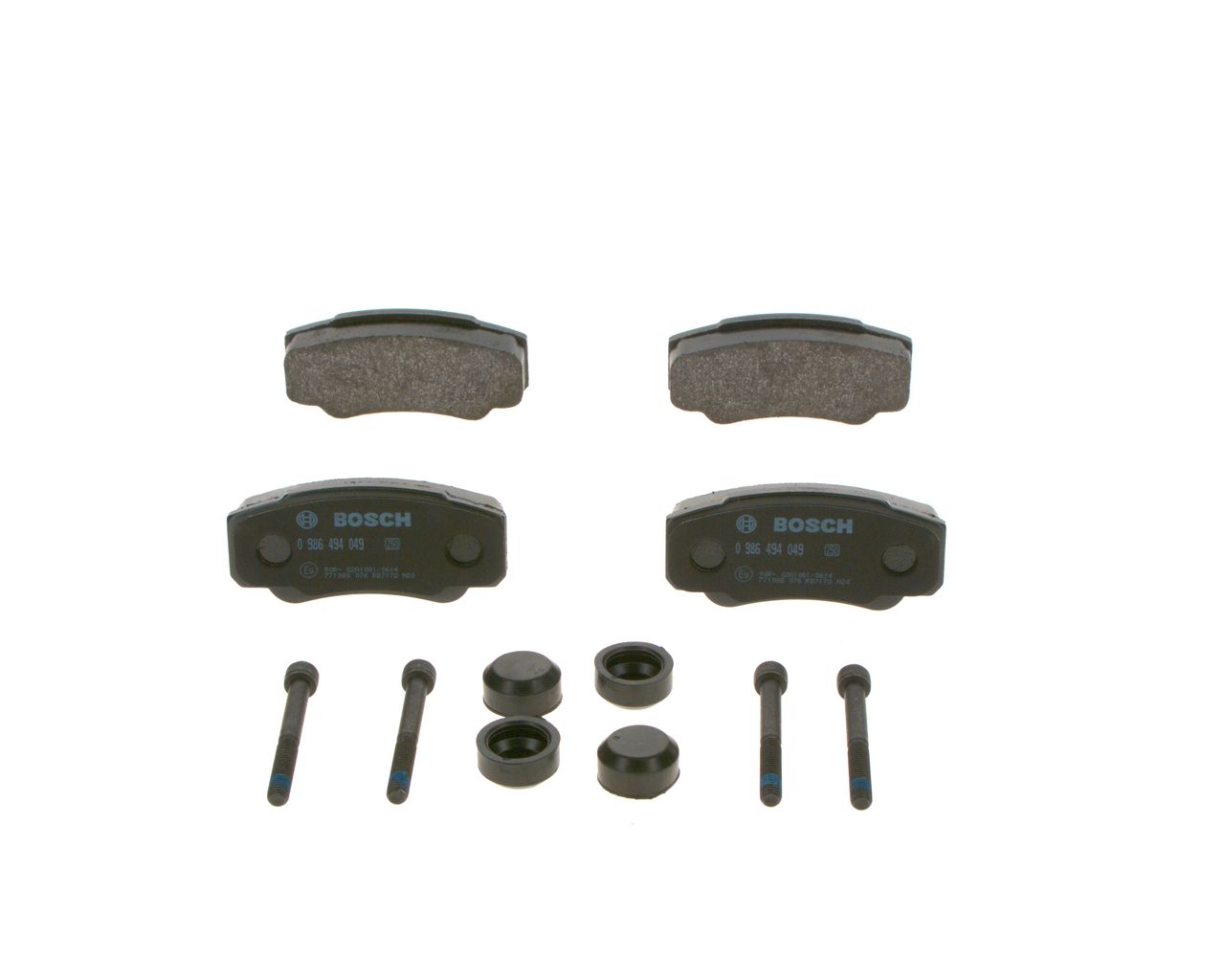 Bosch 0986494049 Bremsbelagsatz, Scheibenbremse