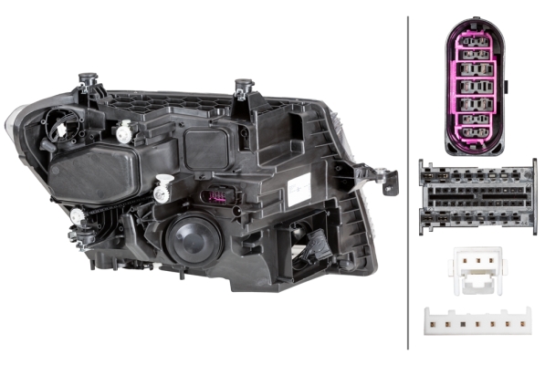 HELLA 1LX 012 830-111 LED-Hauptscheinwerfer - links - für u.a. VW Crafter Box (Sy_, Sx_)