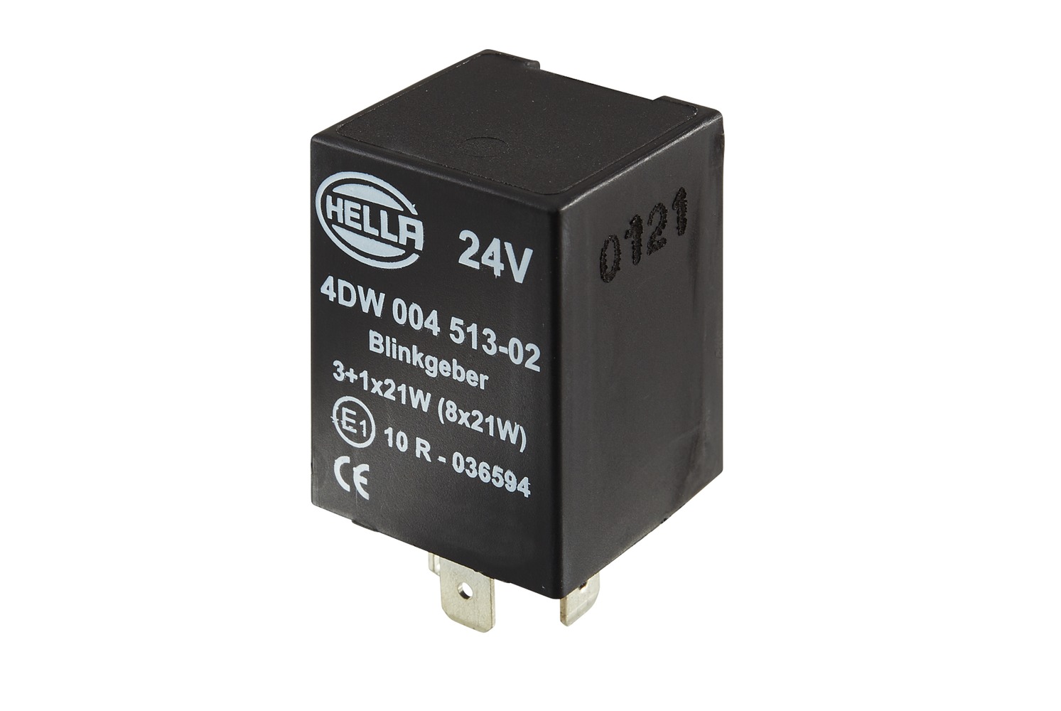 HELLA 4DW 004 513-021 Blinkgeber - 24V - 4-polig - gesteckt - elektronisch