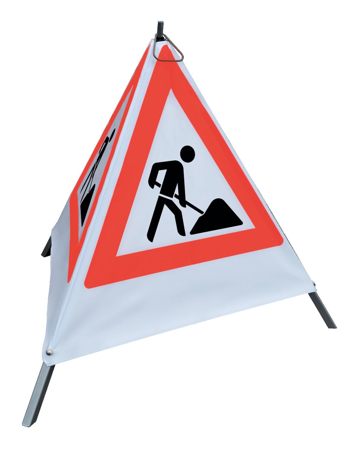 Traffic Safety_Product image_2_25_256_image-thumb__32592__jpg-1500_256902__01 Horizont | Faltdreieck / Faltsignal 700mm retroreflektierend VZ 123 | H-256902