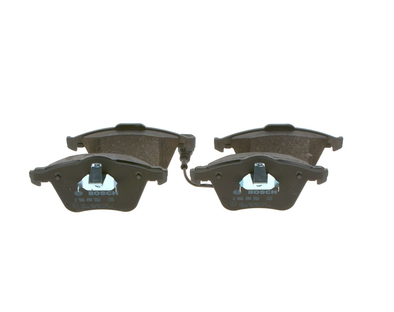 Bosch 0986494550 Bremsbelagsatz, Scheibenbremse