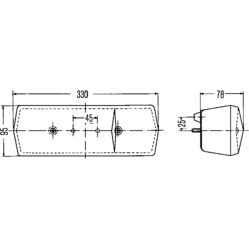 HELLA 2SE 001 688-161 Heckleuchte