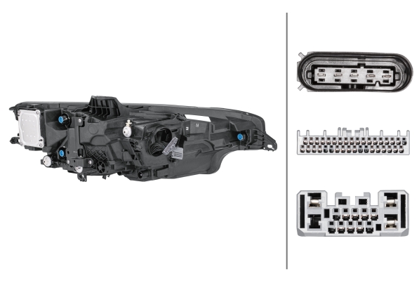 1EX_013_502-911a HELLA 1EX 013 502-911 LED-Hauptscheinwerfer - links - für u.a. Volvo V60 II (225, 227)