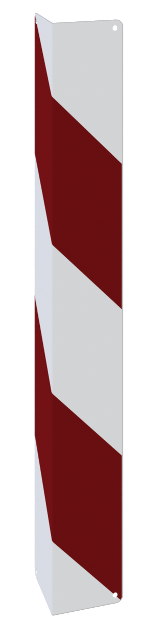 Schake Kantenschutzwinkel zum Andübeln 4317RB  rot / weiß