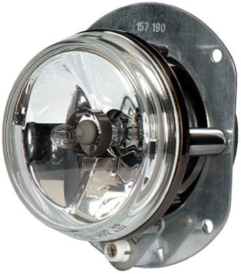 E007 HELLA 1N0 008 582-007 FF/Halogen-Nebelscheinwerfer - 12V - rund - Einbau - glasklare Streuscheibe -