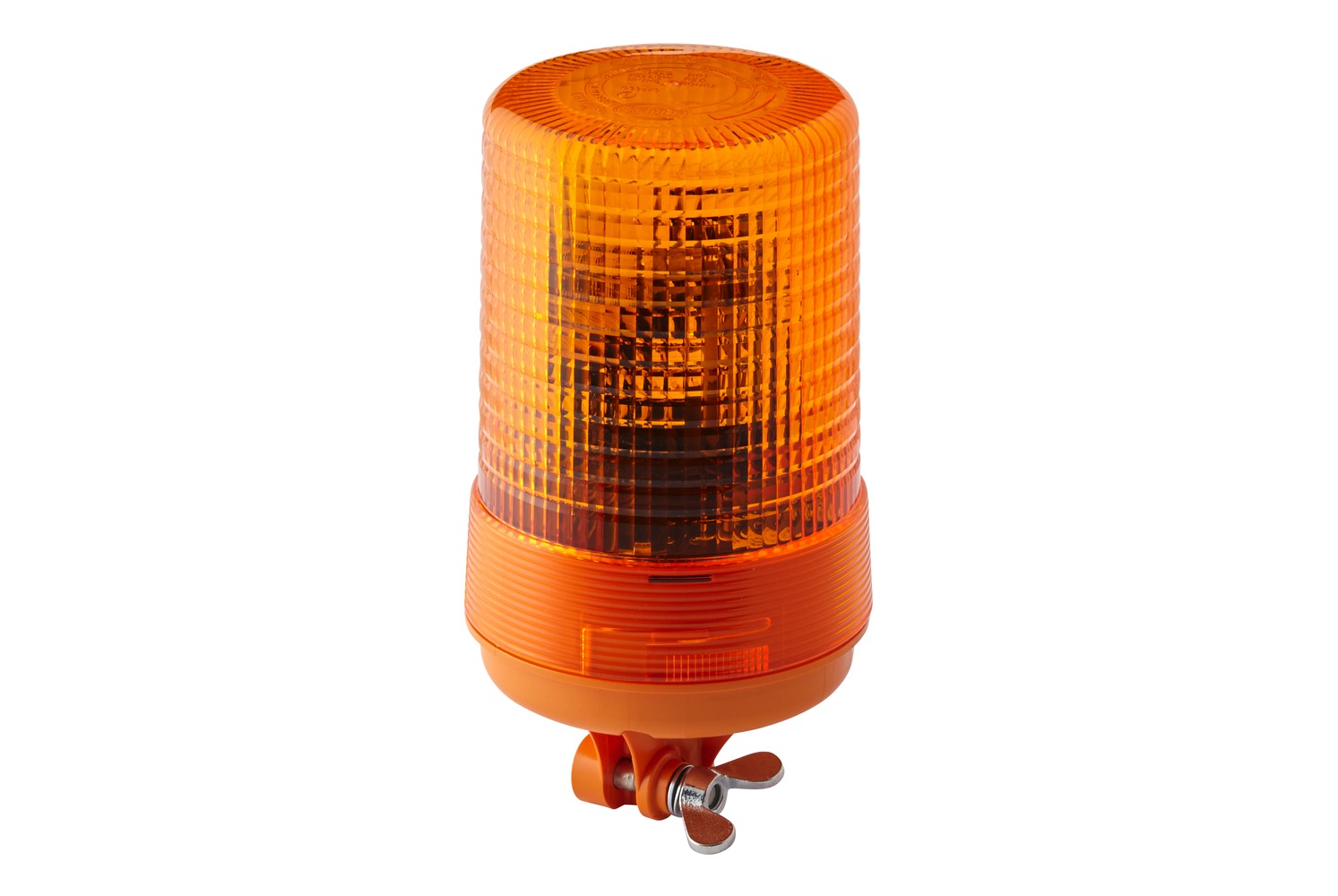 10102447a_AM0 HELLA 2RL 004 957-111 Halogen-Rundumkennleuchte - KL 700 - 24V - gelb - rund - Rohrstutzen - gelb