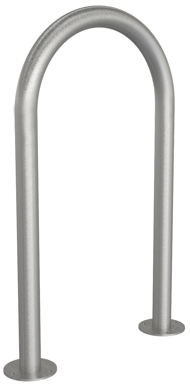 Schake Edelstahlbügel  Ø 48 mm  für Dübelbefestigung | Rundbügel | Gesamtbreite 460 mm