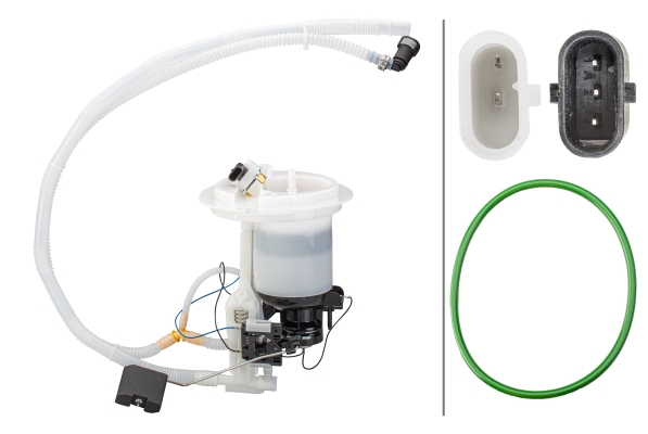 HELLA 8TF 358 146-741 Kraftstoff-Fördereinheit - elektrisch - 3/2-polig - mit Dichtung/mit Tankgeber