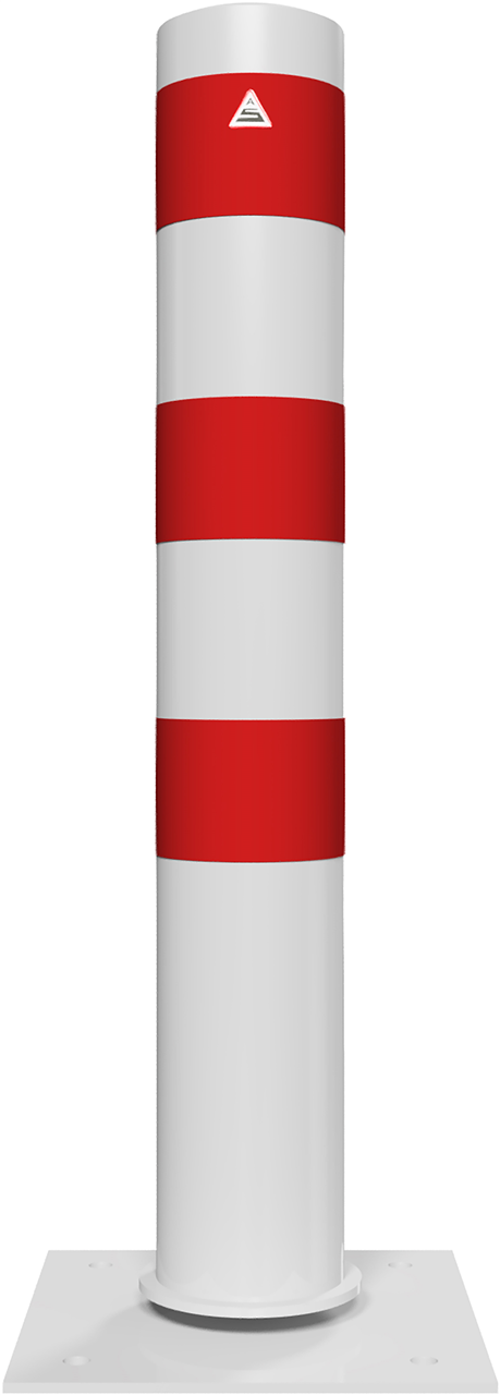 Schake 401530N Absperrpoller  Stahlrohr Ø 152 x 3,2 mm  ortsfest zur Dübelbefestigung feuerverzinkt Gesamtlänge: 1000 mm ohne Signal