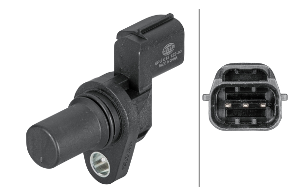 6PU_013_122-301 HELLA 6PU 013 122-301 Sensor, Nockenwellenposition - 3-polig - mit Dichtring