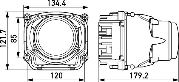 HELLA 1AL 012 758-001 Scheinwerfereinsatz, Hauptscheinwerfer