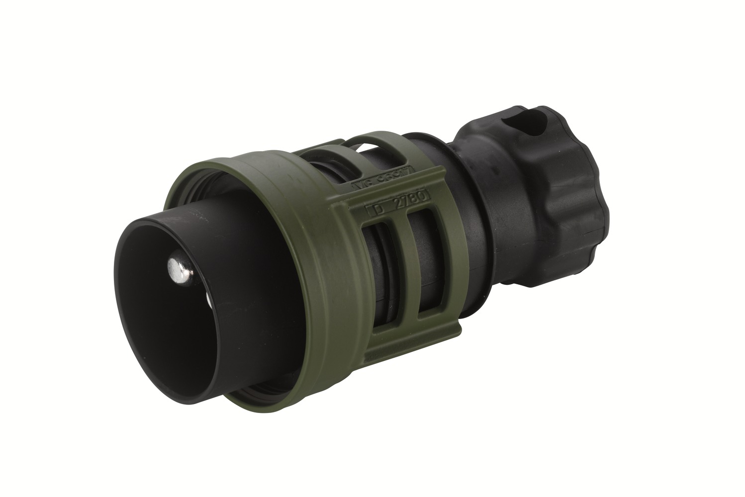 HELLA 8JA 001 931-071 Stecker - 24V - 2-polig - Stecker: Schraubkontakt - schwarz