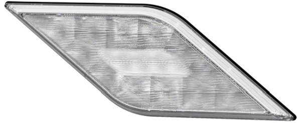 HELLA 2XW 013 345-301 Warnleuchte - Shapeline Style - 12/24V - geschraubt - glasklar - Stecker: AMP