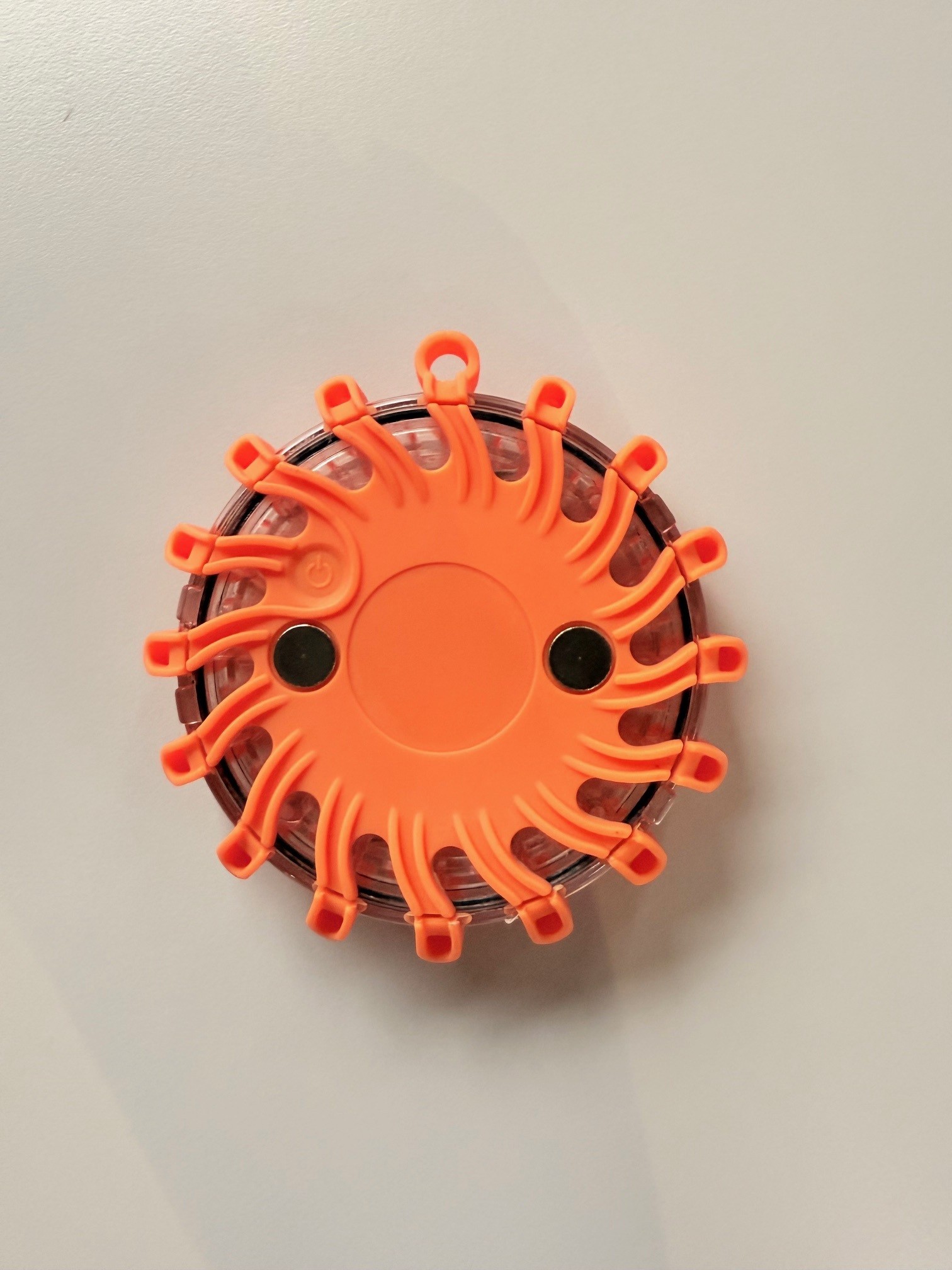 LED Warnblitzleuchte, Batteriebetrieb, Orange, 3 x AAA 