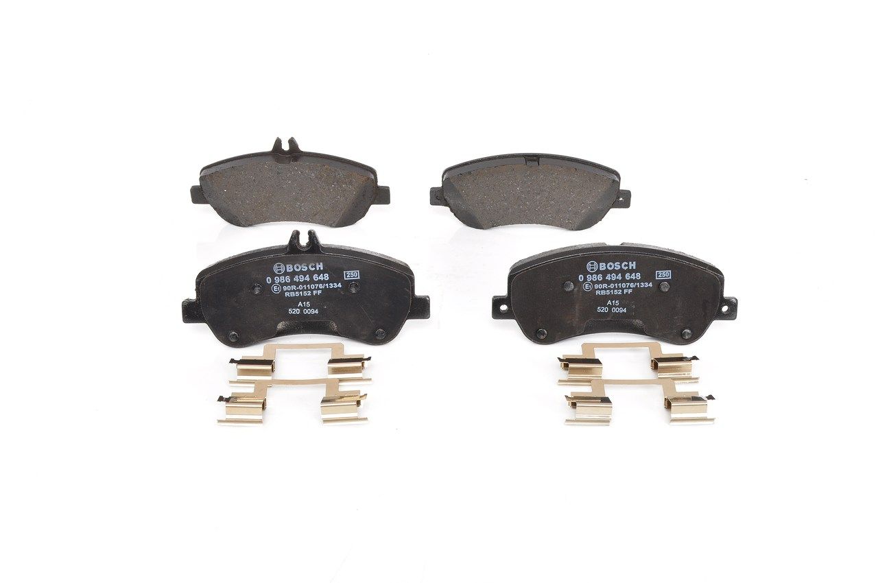 Bosch 0986494648 Bremsbelagsatz, Scheibenbremse