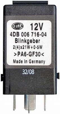 HELLA 4DB 006 716-041 Blinkgeber, 12V, elektronisch