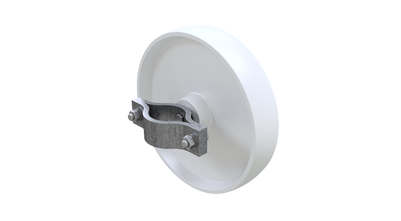 Schake 3R116 Laufrolle für Bauzaun-Torelement