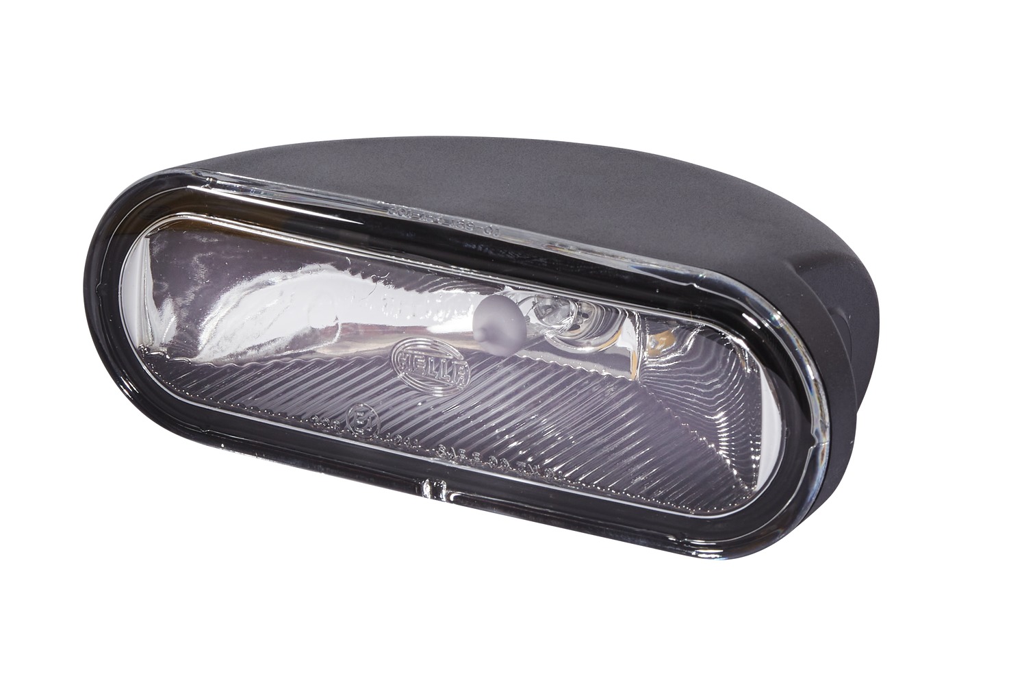 HELLA 1NA 008 284-001 FF/Halogen-Nebelscheinwerfer - FF 75 - 12V - Anbau - Lichtscheibenfarbe: glask