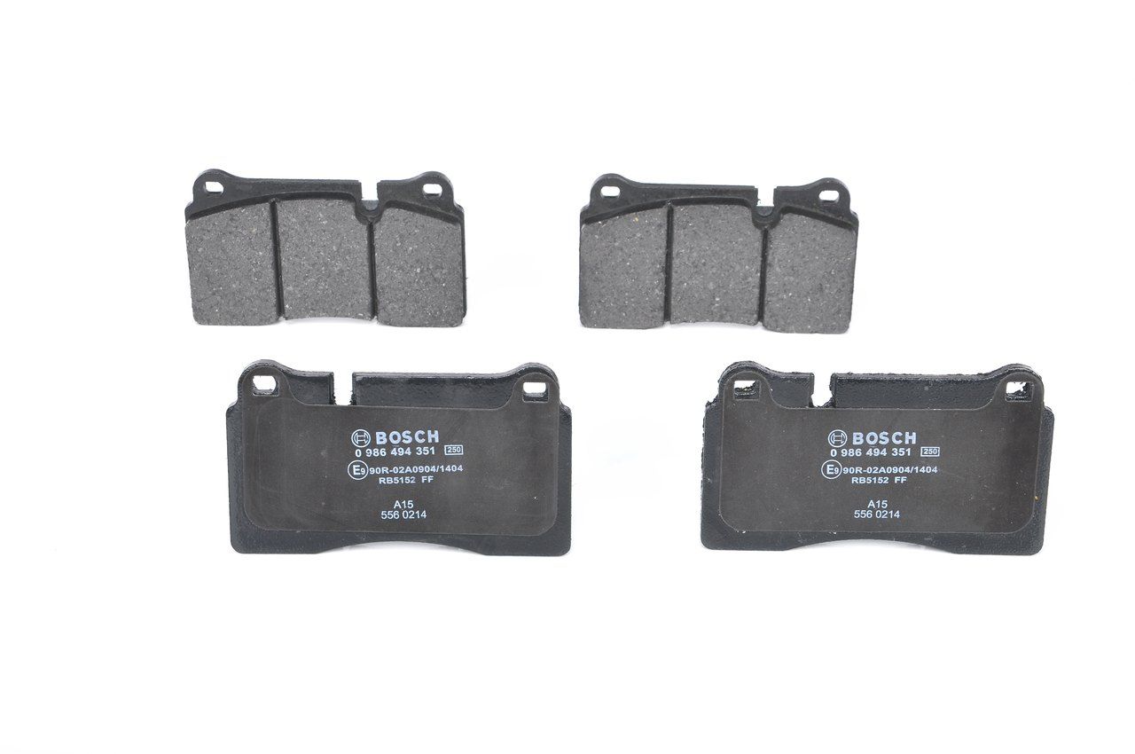 Bosch 0986494351 Bremsbelagsatz, Scheibenbremse