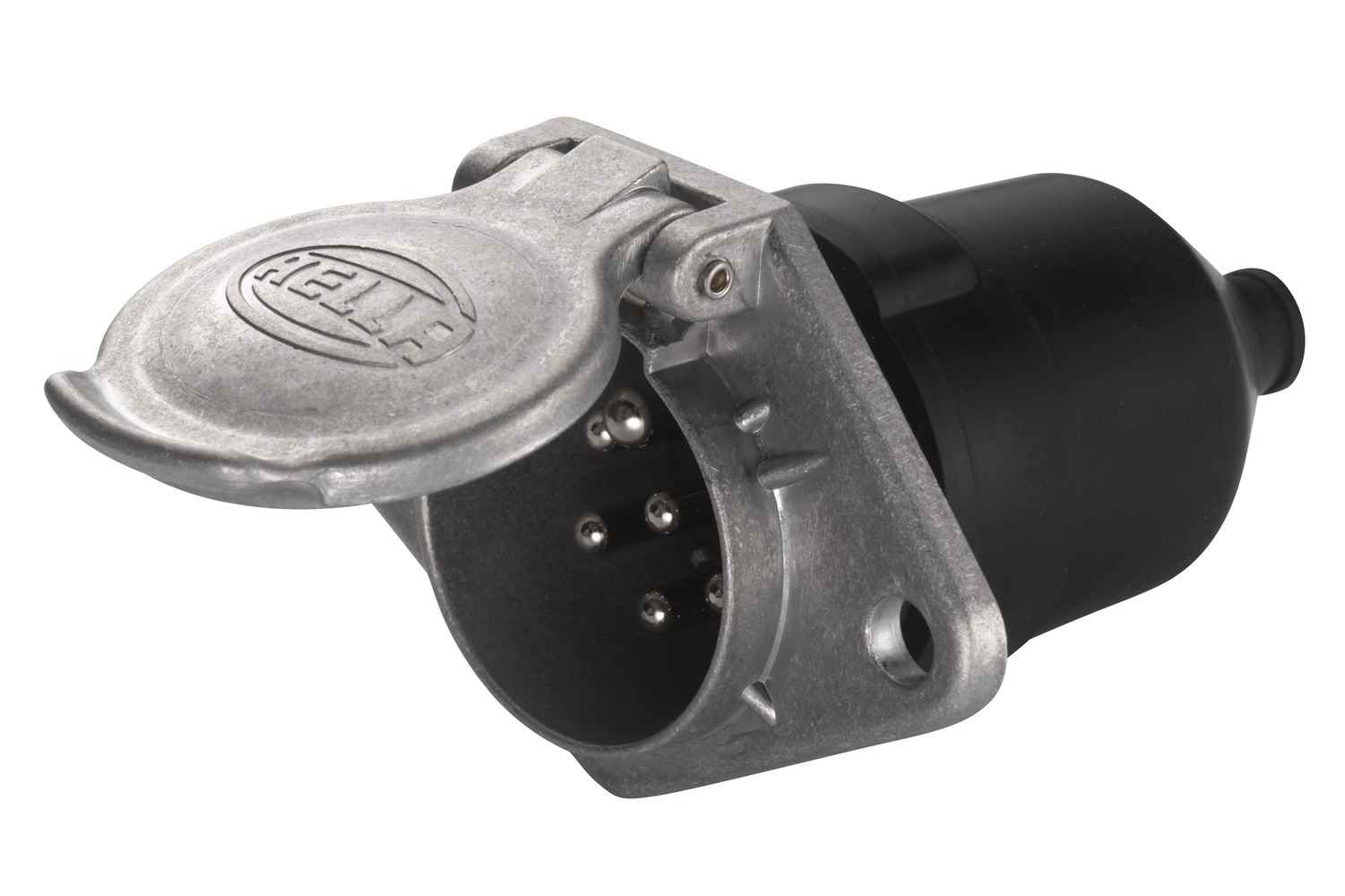 Hella 8JB 003 833-031 Presa - 24V - 7-polig - Spina: Spina Piatta Hella 8JB 003 833-031 Presa - 24V - 7-polig - Spina: Spina Piatta